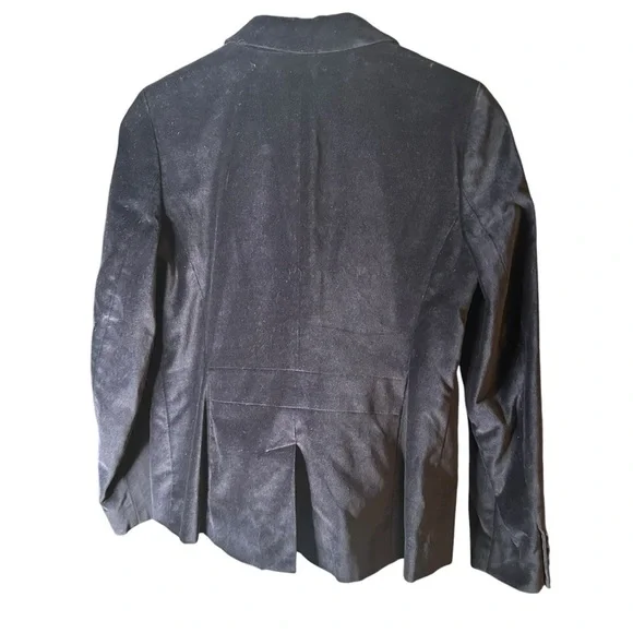 🔴5 for $40 SALE!
Talbots Petites Black Velvet 1 Button Split Back Blazer size 6p - Picture 14 of 15
